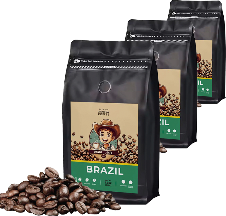 3 Packs of Dark Roast Whole Beans Coffee
