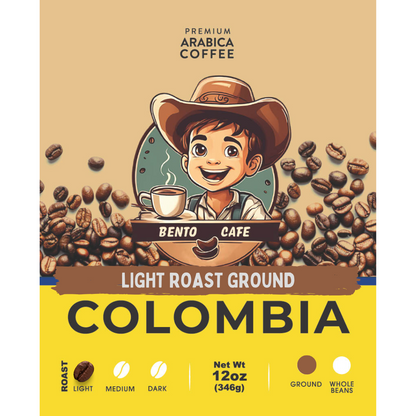 Colombia Light Roast Ground Coffee , 12 Oz