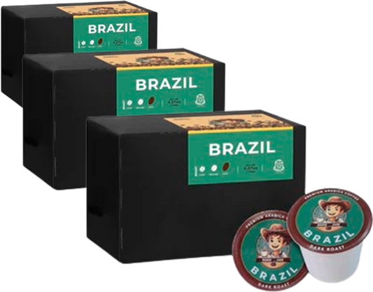 3 Packs of Dark Roast K - Cups Coffee Pods (36 un.)