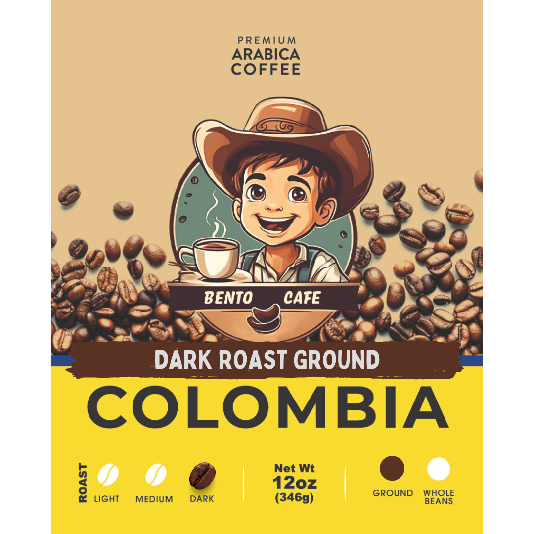 Colombia Dark Roast Ground Coffee , 12 Oz