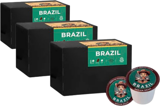 3 Packs of Medium Roast K - Cups Coffee Pods (36 un.)
