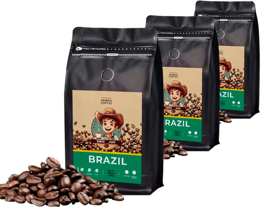 3 Packs of Medium Roast Whole Beans Coffee